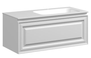 Подвесная тумба под раковину Sancos Very VR100RW правая 100см Bianco